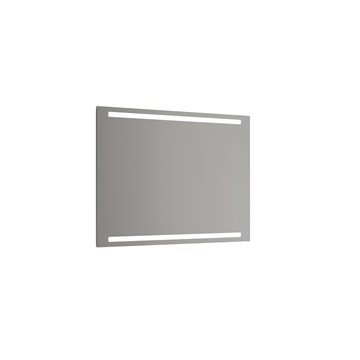 Dansani Speil med horisontalt lys øverst og nederst og sensor, 100x70 cm